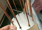 หมุดสเตนเลสแบบ Copper Plated ขนาด 2.7 มม. x 63.5 มม. พร้อมด้วยเครื่องล้างจานแบบโดมสำหรับจัดส่ง